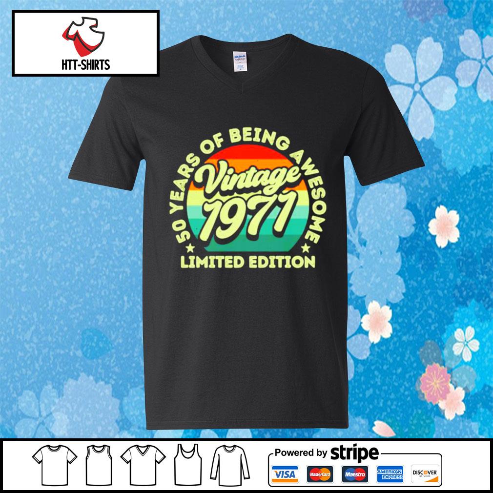 50 years of awesome t shirt