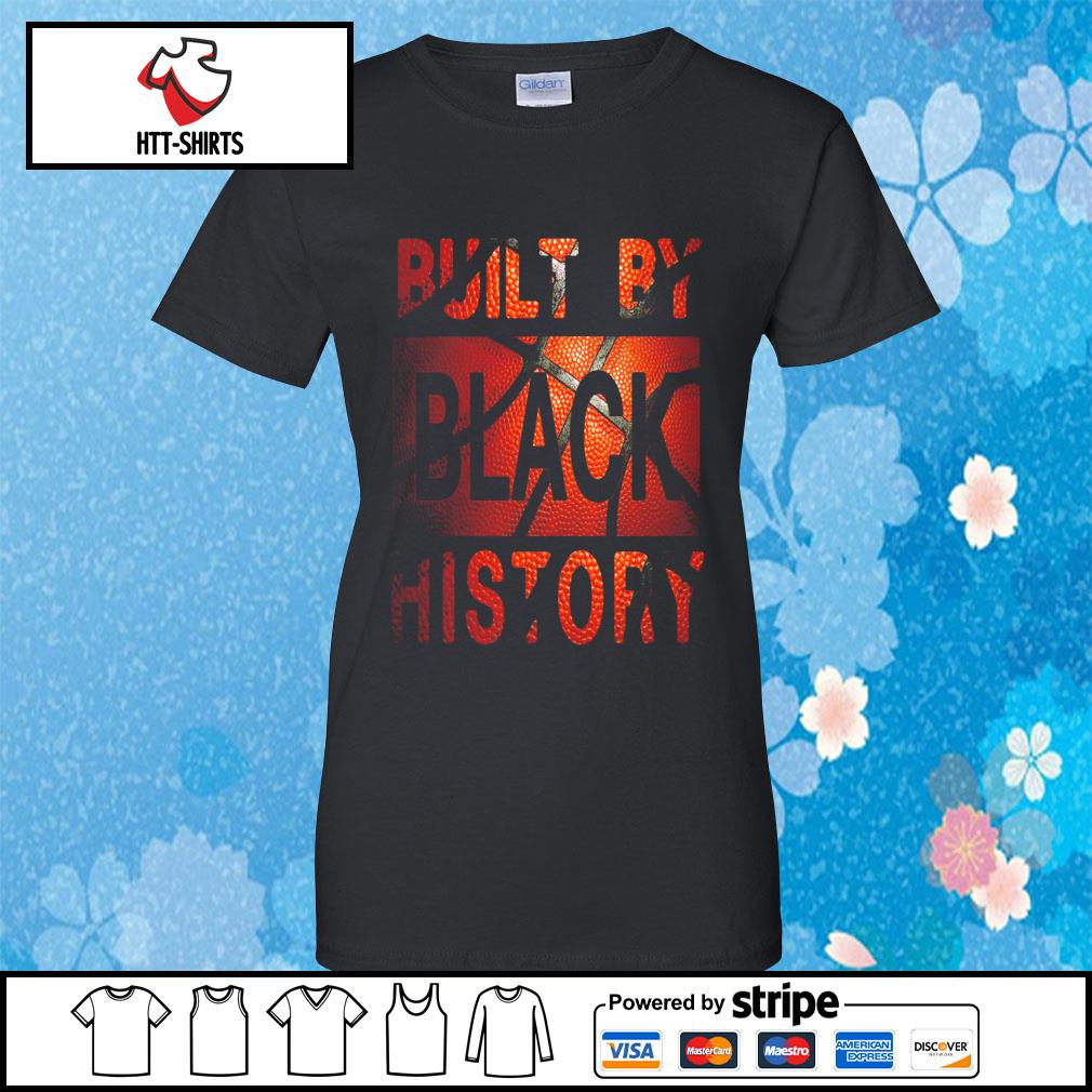 built by black history nba shirt for sale