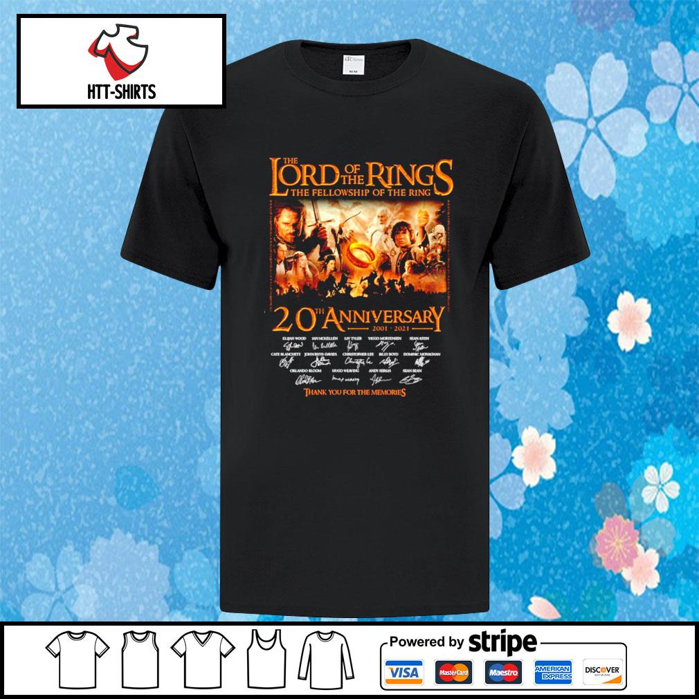 fellowship of the ring shirt