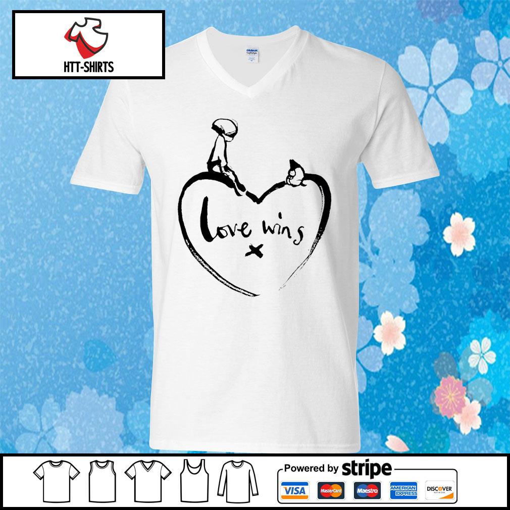 charlie mackesy t shirt love wins