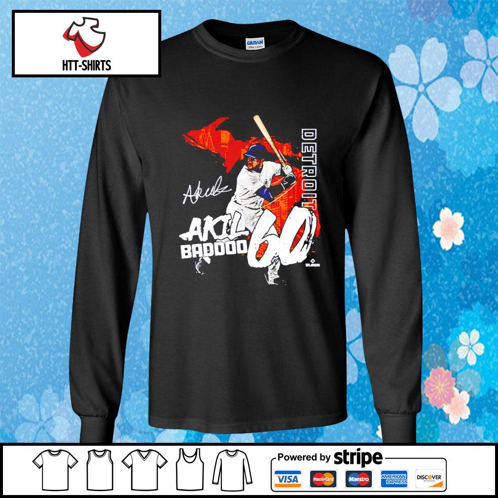 Detroit baseball Akil Baddoo signature shirt, hoodie, sweater, long sleeve  and tank top