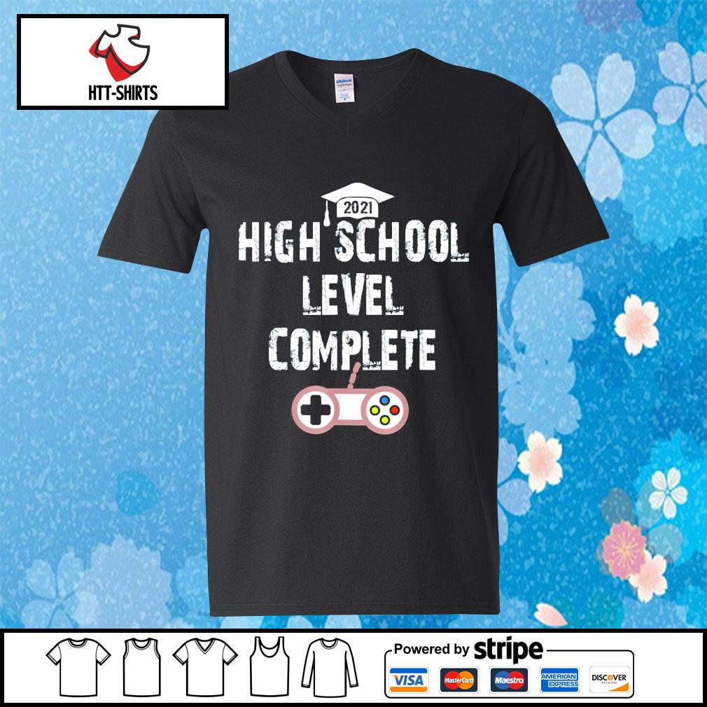 High School Level Complete Senior Gamer Shirt Hoodie Sweater Long Sleeve And Tank Top