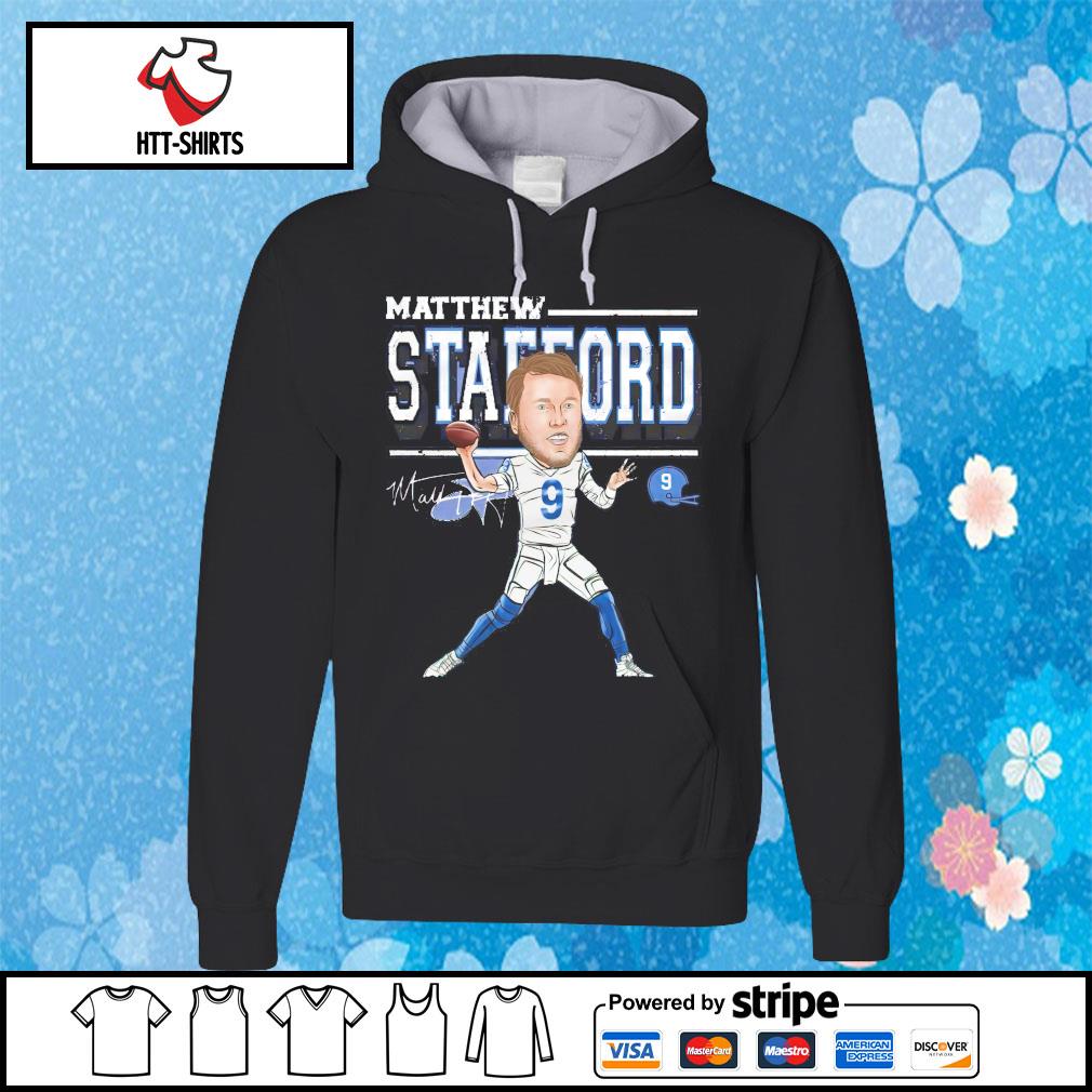 Matthew Stafford cartoon signature shirt, hoodie, sweater, long sleeve and  tank top