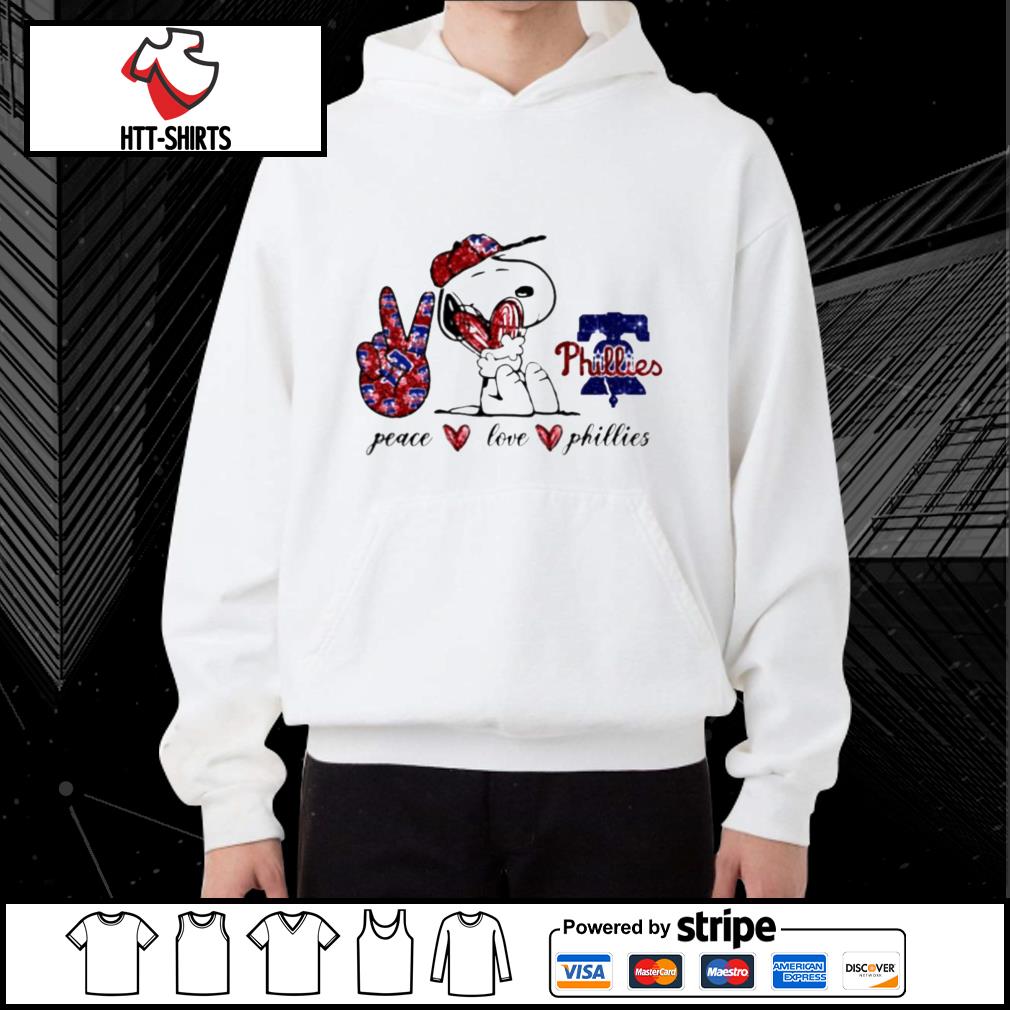 Snoopy Philadelphia Phillies Peace Love Phillies shirt, hoodie, sweater,  long sleeve and tank top