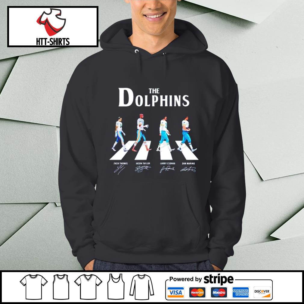 The Dolphins Abbey Road Zach Thomas Jason Taylor Larry Csonka And