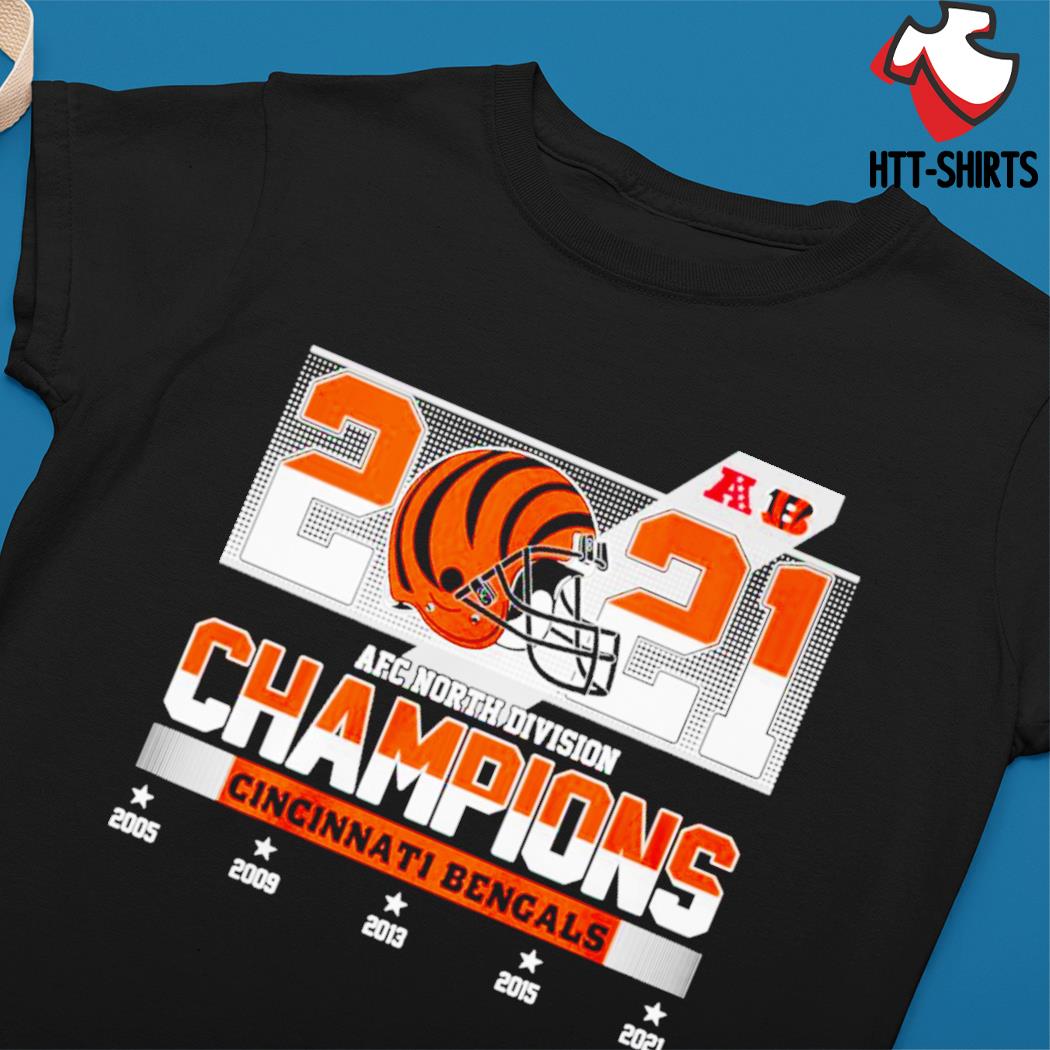 Cincinnati Bengals 2021 2022 Afc North Division Champions Shirt