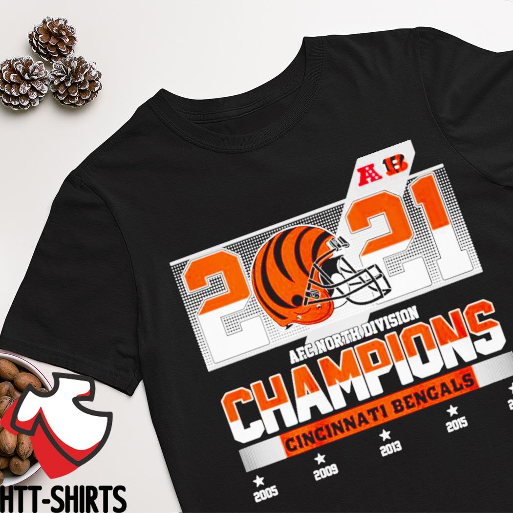 Cincinnati Bengals 2021 2022 Afc North Division Champions Shirt