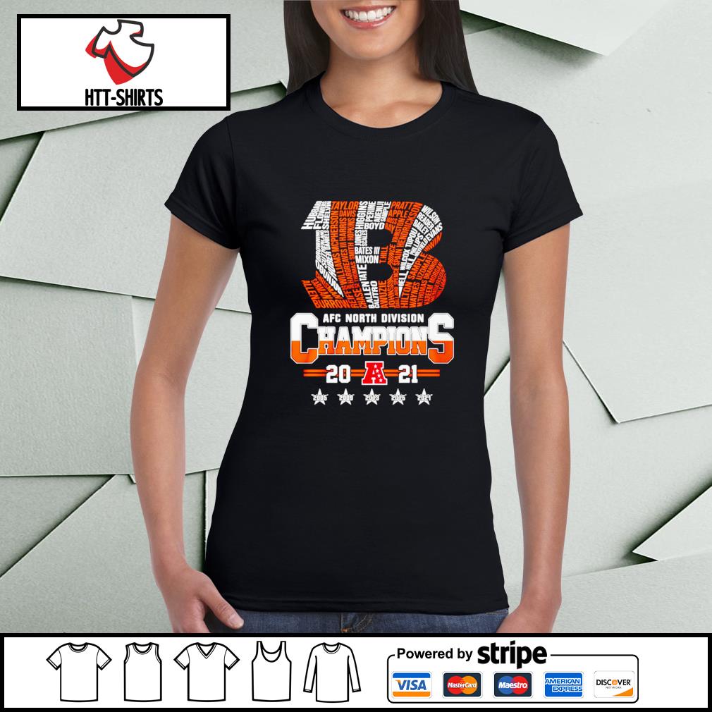 Cincinnati Bengals 2021 2022 AFC North Division Champions shirt