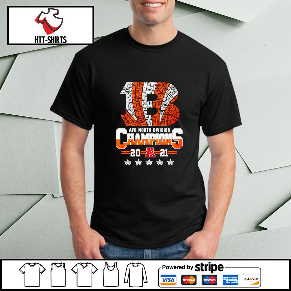 Cincinnati Bengals AFC North Division Champions 2005-2021 Shirt, hoodie,  sweater, long sleeve and tank top