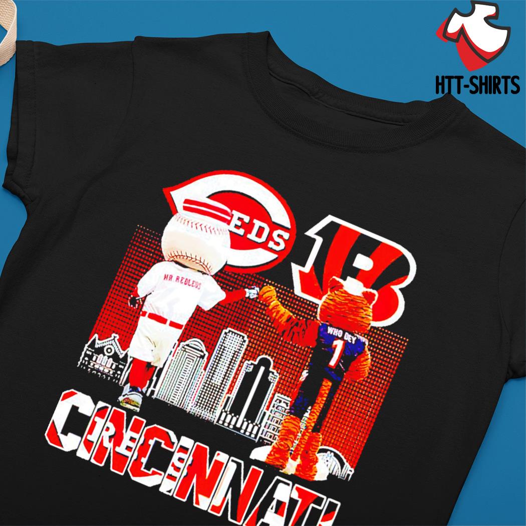 Mascot Cincinnati Reds Vs Cincinnati Bengals Shirt, hoodie, longsleeve tee,  sweater