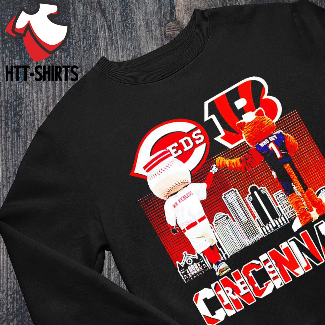 Official CincinnatI reds infant mascot T-shirt, hoodie, tank top, sweater  and long sleeve t-shirt