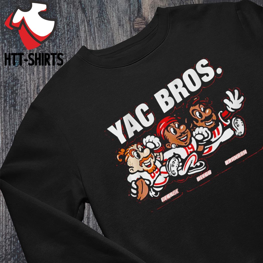 George Kittle Deebo Samuel and Brandon Aiyuk Yac Bros shirt - Shirts Bubble