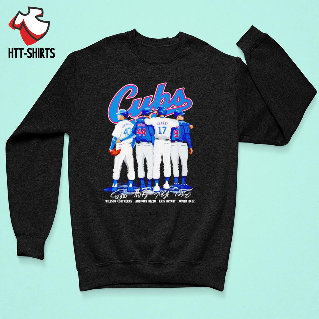 Chicago cubs baseball kris bryant javier baez willson contreras anthony  rizzo signatures shirt - Teefefe Premium ™ LLC