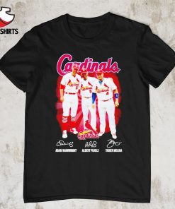 Official St Louis Cardinals Adam Wainwright Albert Pujols And Yadier Molina  Signatures T-Shirt, hoodie, sweater, long sleeve and tank top