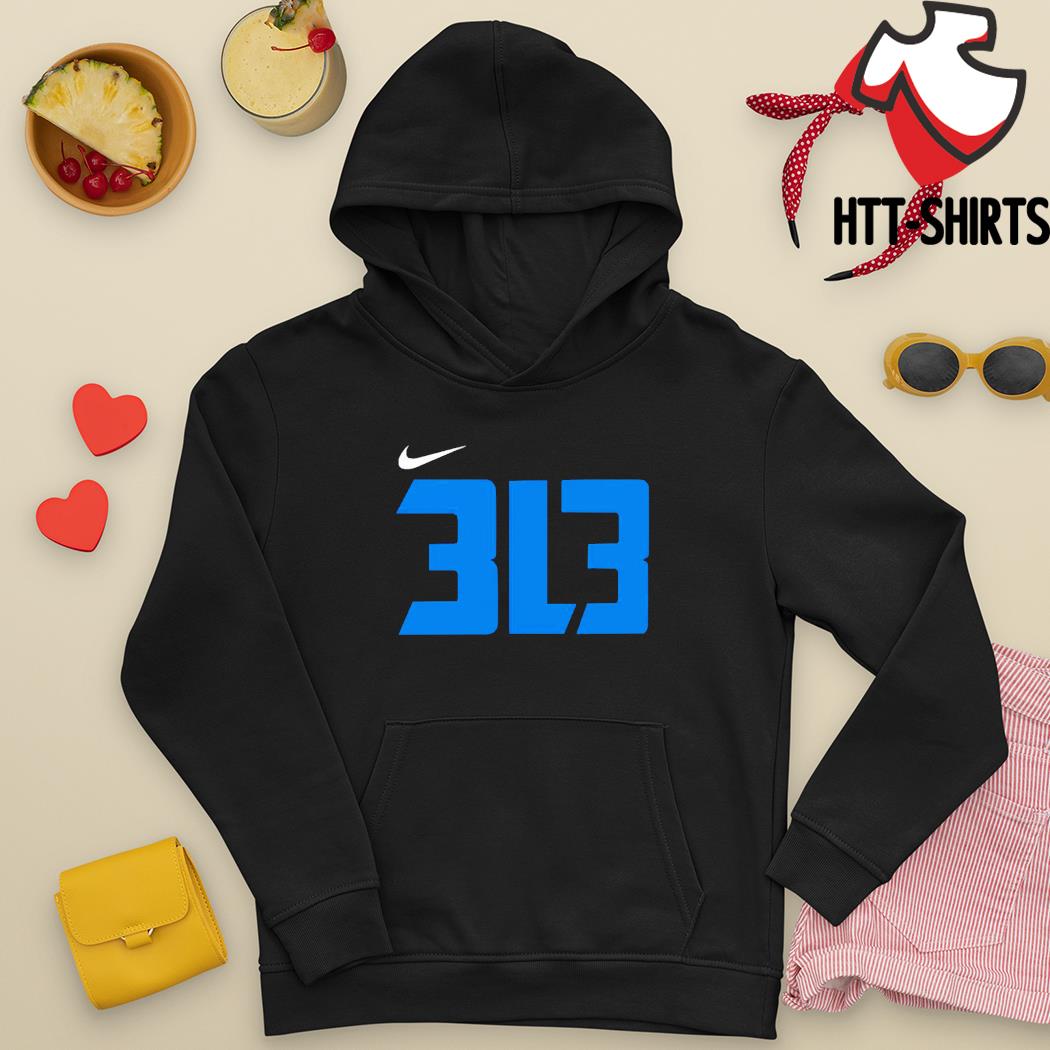 detroit lions 313 hoodie nike