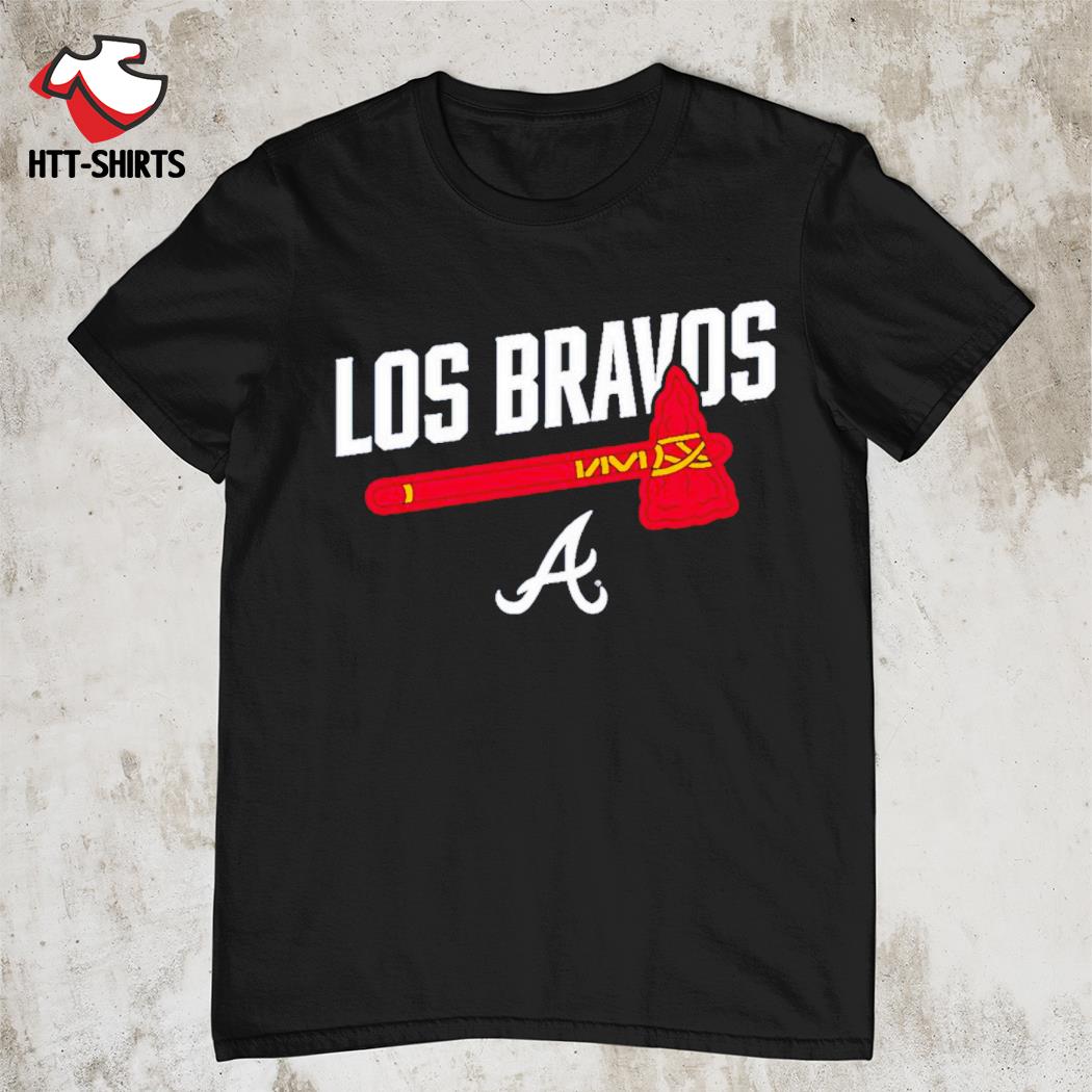Atlanta Braves Los Bravos logo shirt, hoodie, sweater, long sleeve and tank  top