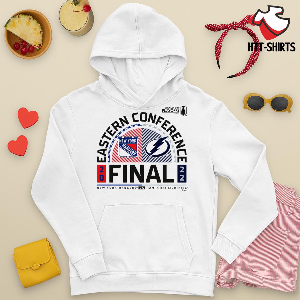 New York Rangers vs Tampa Bay Lightning 2022 Stanley Cup Playoffs Eastern  Conference Finals shirt, hoodie, sweater, long sleeve and tank top