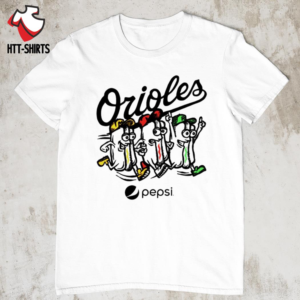 orioles hot dog race shirt