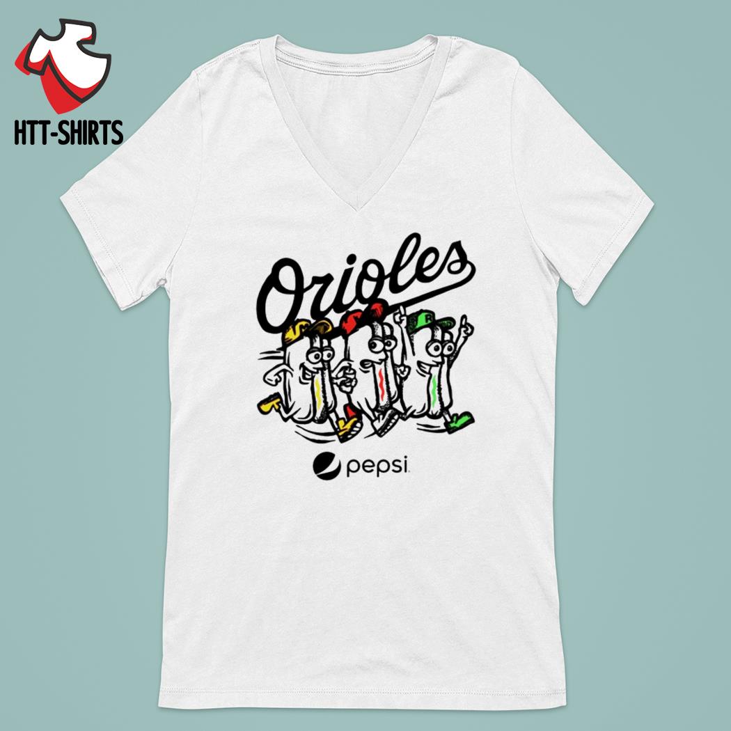 orioles hot dog race shirt