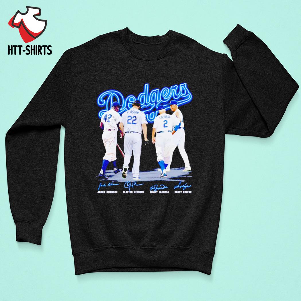 The los angeles Dodgers baseball abbey road signatures T-shirt, hoodie,  sweater, long sleeve and tank top