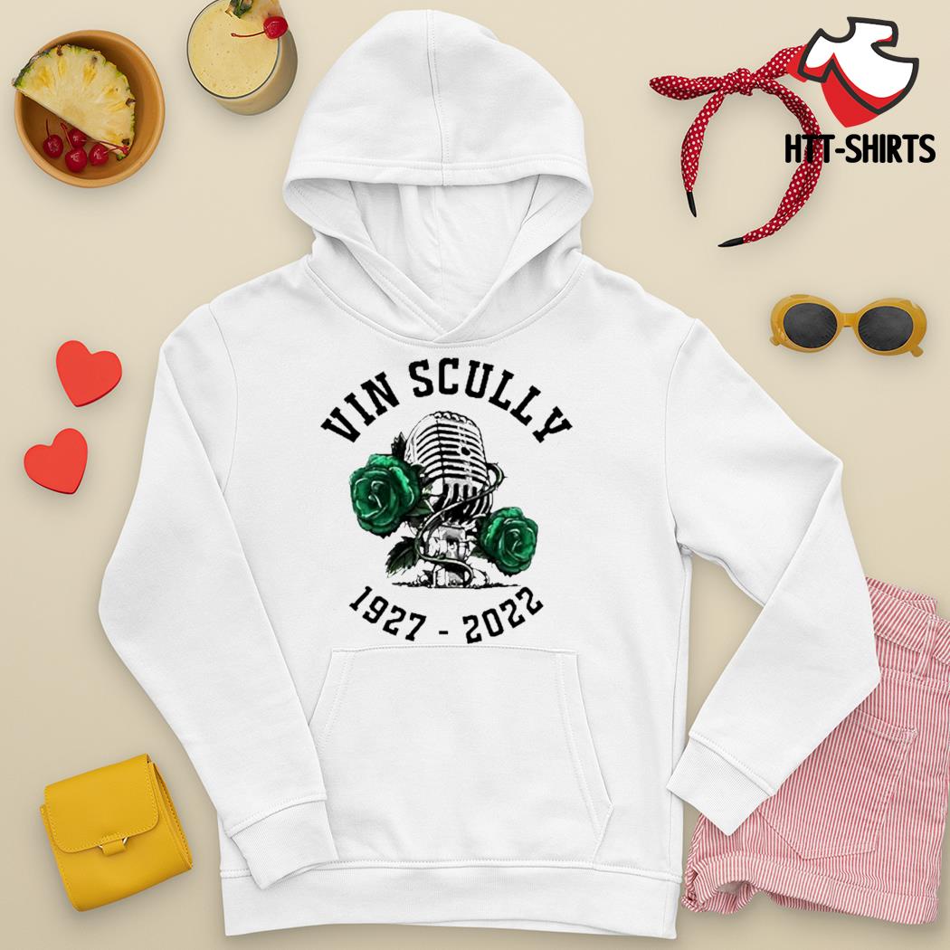 Microphone Rip Vin Scully shirt, hoodie, sweater, long sleeve and tank top