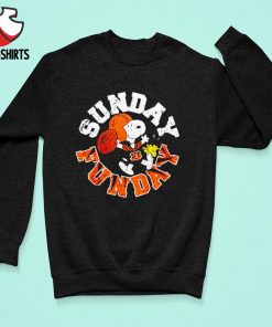 Snoopy and Woodstock sunday funday Cincinnati Bengals shirt, hoodie,  sweater, long sleeve and tank top