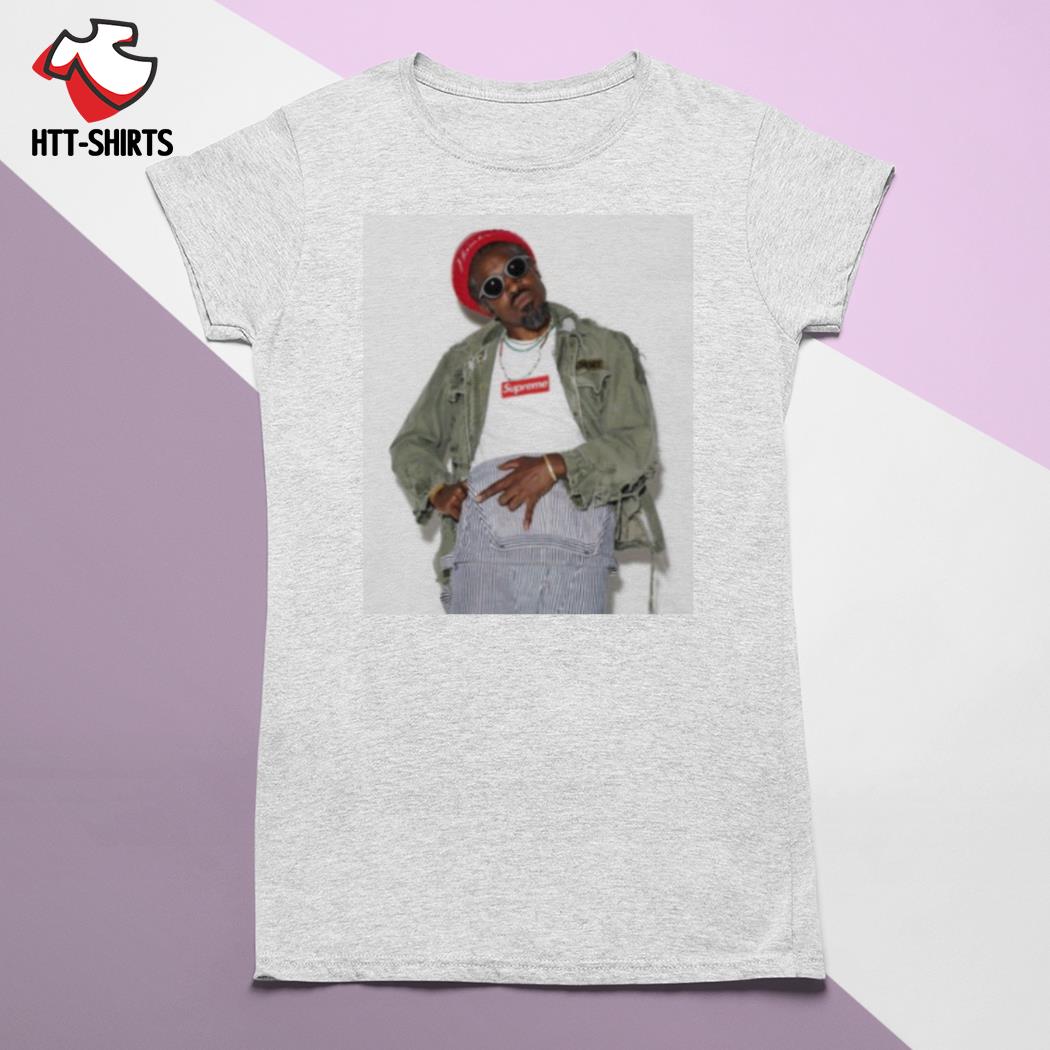 Supreme Andre 3000 Graphic-Print T-Shirt