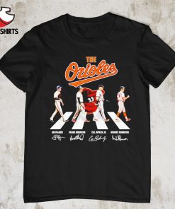Baltimore Orioles Abbey Road signatures 2022 shirt