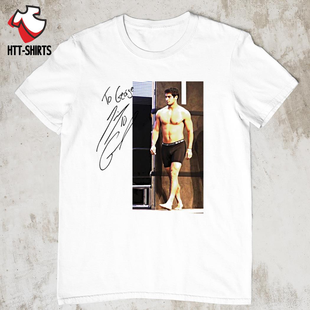 George Kittle Shirtless Jimmy Garoppolo signature shirt, hoodie