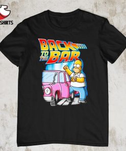 Homer Simpson back to the bar shirt