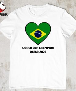 Love Brazil World Cup Champion Qatar 2022 shirt