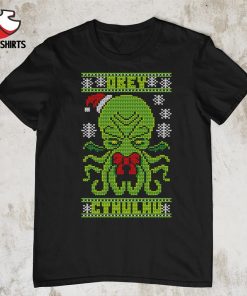Obey Cthulhu christmas shirt