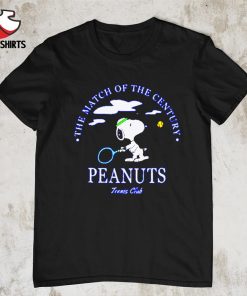 Peanuts Snoopy Tennis Club the match of the century shirt