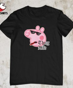 Peppa pig thug life parody shirt