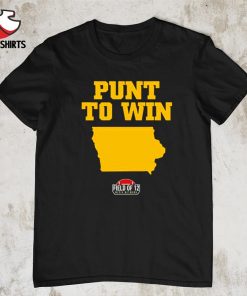 Punt to win flag field of 12 media network shirt