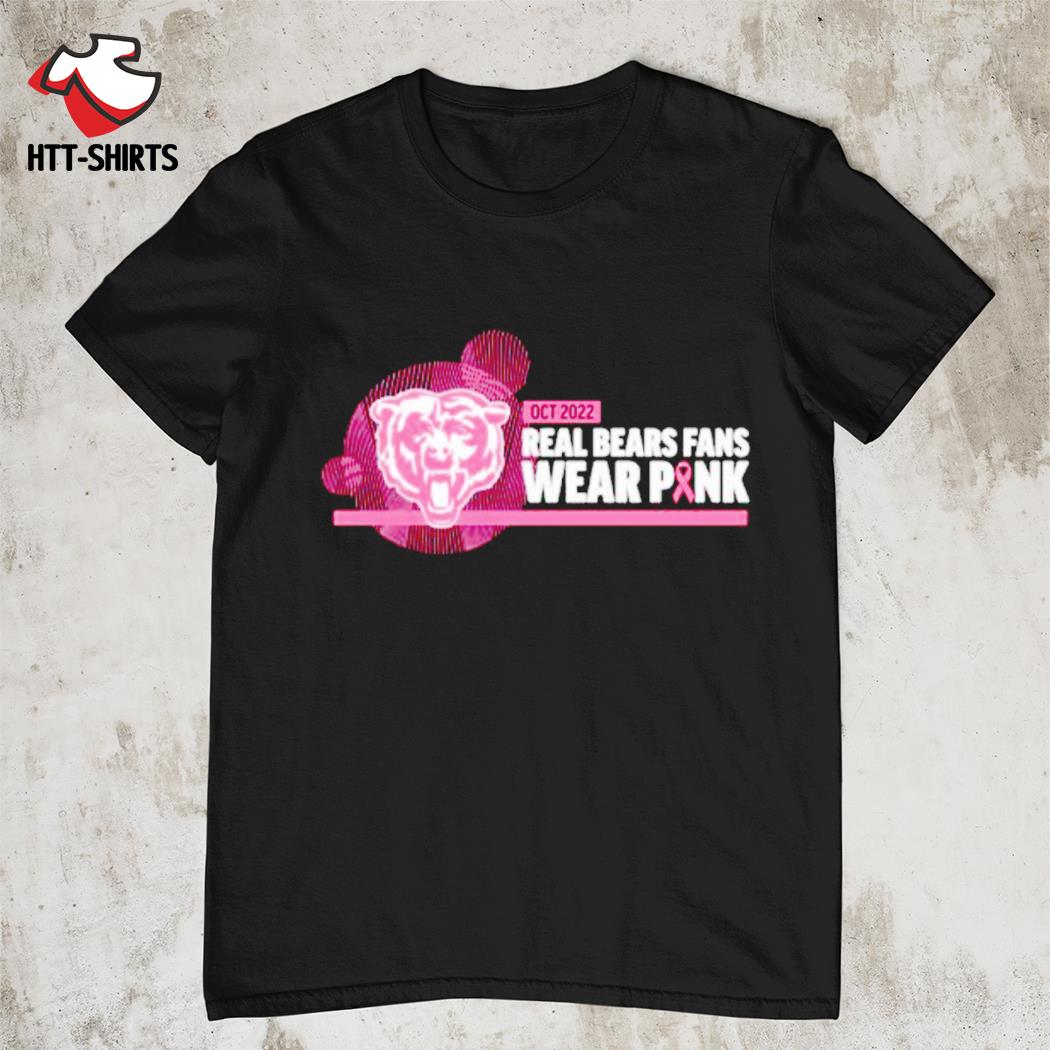 Top real Chicago Bears fans wear pink shirt