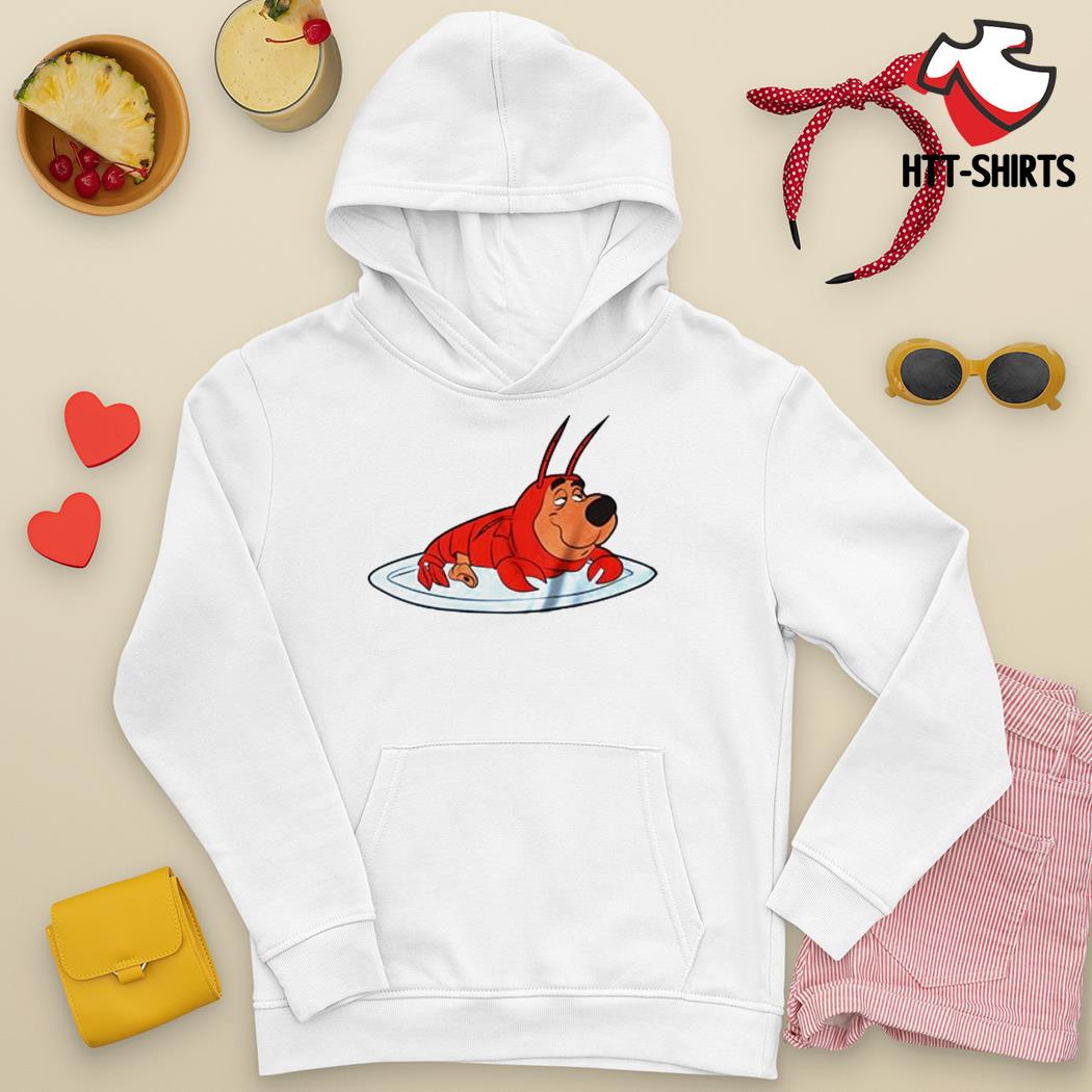 Scrappy Doo dressed as a lobster shirt hoodie sweater long