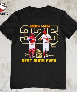 St. Louis Baseball hi5t0ry m4de 325 best buds ever signatures shirt