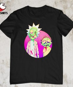 Zombie Rick and Morty Halloween shirt