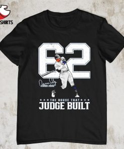 Aaron Judge #62 Home Runs Mlbpa signature shirt
