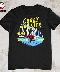 Corey Webster 1986 la massacre downhill champ shirt