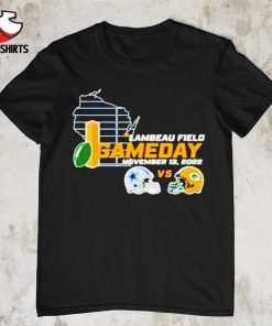 Green Bay Packers Vs. Dallas Cowboys lambeau field gameday 2022 shirt