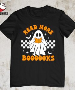 Halloween ghost read more books shirt