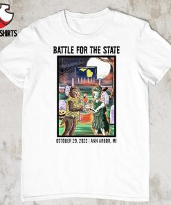 Michigan State Spartans vs. Michigan Wolverines Battle For The State October 29 2022 Ann Arbor shirt