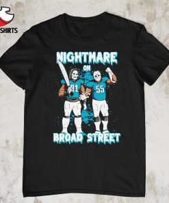 Philadelphia Eagles nightmare on broad street Halloween shirt