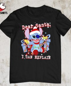 Stitch dear santa i can explain Christmas shirt