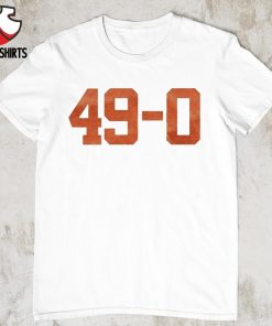Texas Longhorns 49-0 shirt