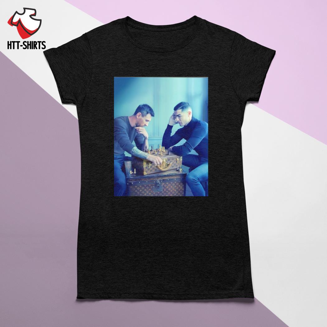 Cristiano Ronaldo and Lionel Messi play chess shirt, hoodie, sweater, long  sleeve and tank top