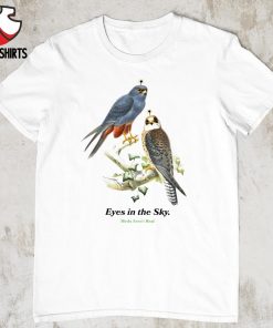 Eyes in the sky birds aren't real T-shirt