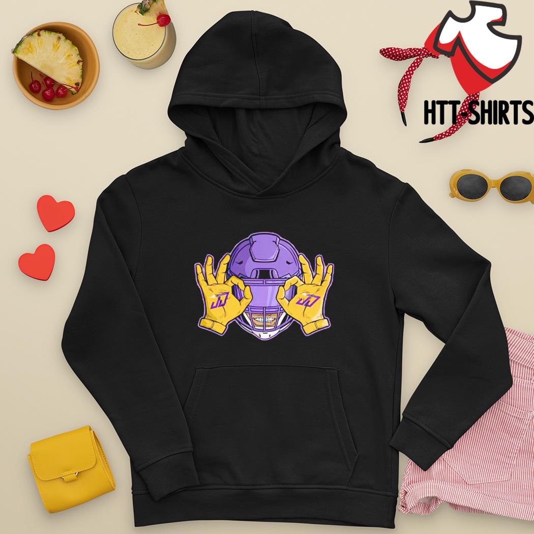 Justin Jefferson Minnesota Vikings hit' em with the Griddy signature retro  shirt, hoodie, sweater, long sleeve and tank top